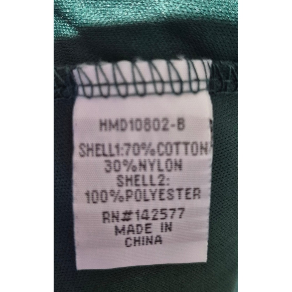 Bella Ella Boutique Emerald Green Floral Lace Mini Dress V-Neck HMD10802-B Large - Picture 5 of 6